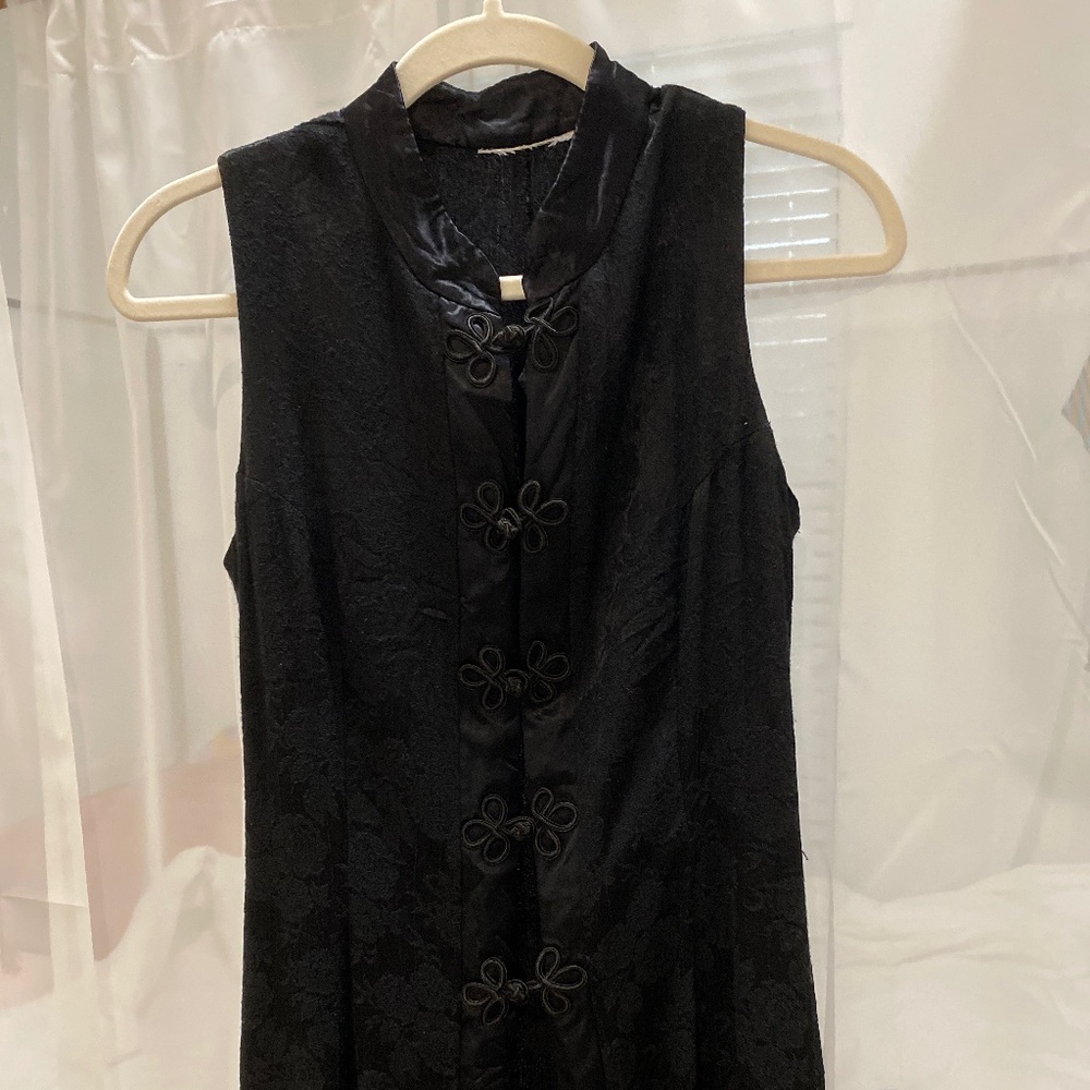 Black Asian style cheongsam
